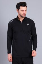 Zip Pullover Black