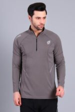 Zip Pullover Grey - Image 4