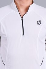 Zip Pullover White - Image 4