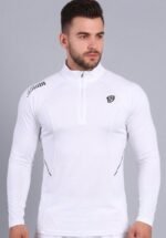 Unisex Zip Pullover White